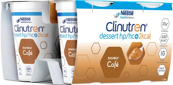 Clinutren saveur café HP/HC + Nestlé - lot de 4x200g