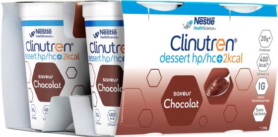 Clinutren saveur chocolat HP/HC + Nestlé - lot de 4x200ml