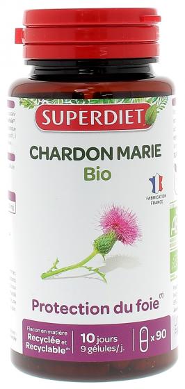 Chardon marie bio Super Diet - boite de 90 gélules