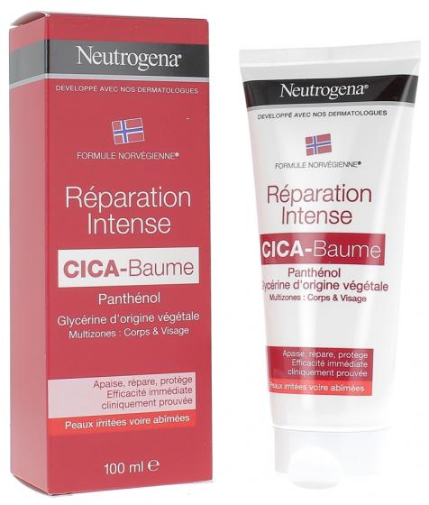 Cica-Baume Réparation intense visage et corps Neutrogena - tube de 100 ml