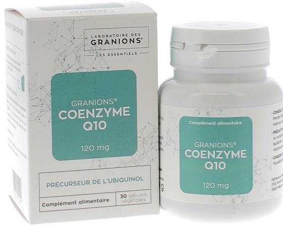 Coenzyme Q10 120 mg Granions - boîte de 30 gélules végétales