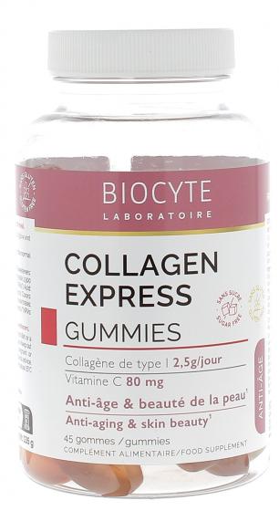 Collagen express Biocyte - pot de 45 gummies