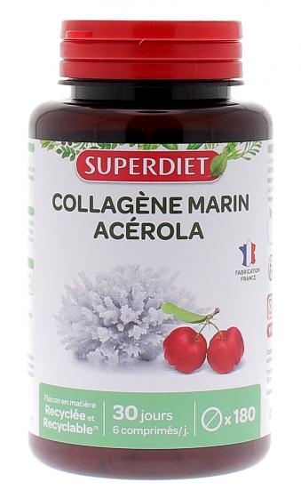 Collagène marin + Acérola Super Diet - boîte de 180 comprimés