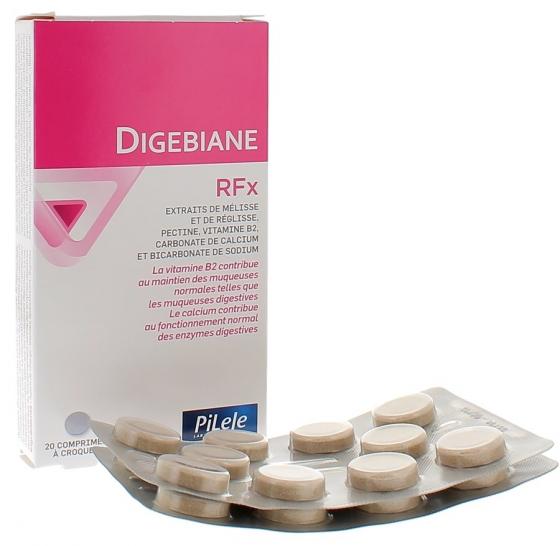 Complément alimentaire RFx digebiane Pileje - boite de 20 comprimés