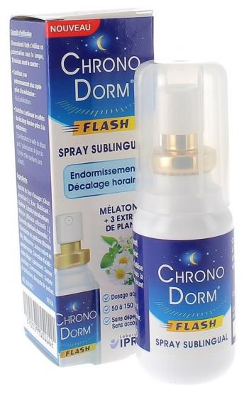 Complément alimentaire spray sublingual chronodorm flash Iprad - spray de 30 ml