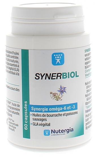 Synerbiol Nutergia - boîte de 60 capsules