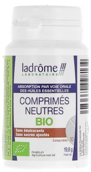 Comprimés neutres Bio Ladrôme - Boite de 30 comprimés