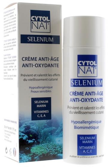 Crème Anti-âge Anti-oxydante Selenium Cytolnat - Tube de 50 ml