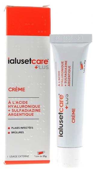Crème Cicatrisante à l'acide hyaluronique Ialuset Care Plus - tube de 25 g