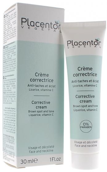 Crème correctrice anti-taches et éclat Placentor - tube de 30 ml