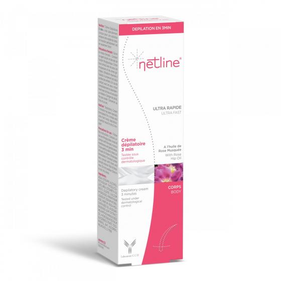 Crème dépilatoire 3 minutes Netline - tube de 150 ml