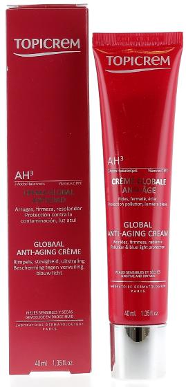 Crème globale Anti-âge AH3 Topicrem - tube de 40 ml