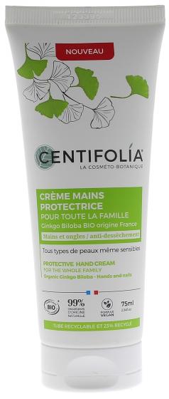 Crème mains protectrice bio Centifolia - tube de 75 ml