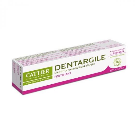 Dentargile dentifrice fortifiant Romarin Bio Cattier - tube 75 ml