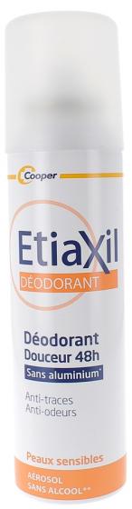 Déodorant douceur 48h sans aluminium Etiaxil - spray de 150 ml