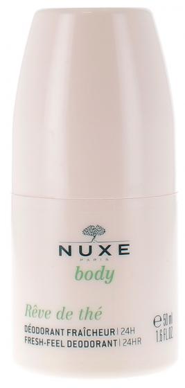 Déodorant fraîcheur 24h body Rêve de thé Nuxe - roll-on de 50 ml
