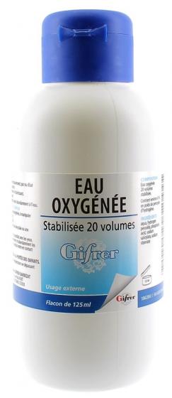 Eau oxygénée stabilisée 20 volumes Gifrer - flacon de 125 ml