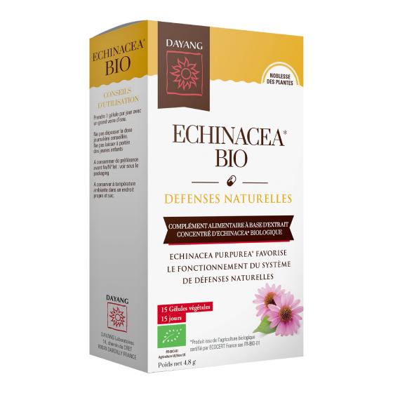 Echinacea Bio défenses naturelles Dayang - Boîte de 15 gélules