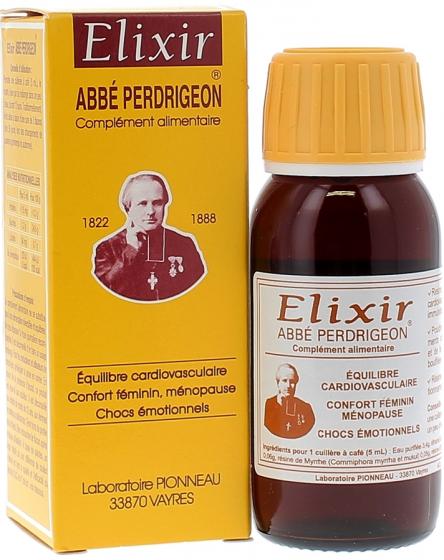 Elixir de l'Abbé Perdrigeon Équilibre cardiovasculaire Laboratoire Pionneau - flacon de 60 ml