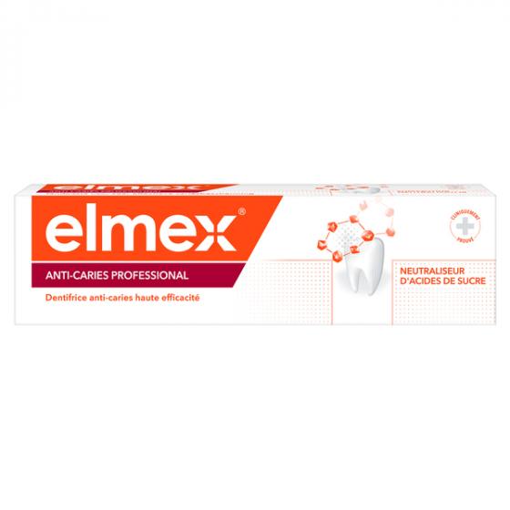 Dentifrice anti-caries professional Elmex - tube de 75 ml