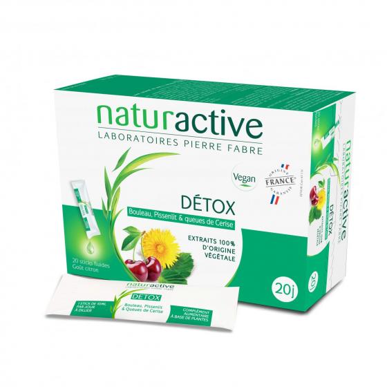 Détox stick fluide Naturactive - boite de 20 sticks