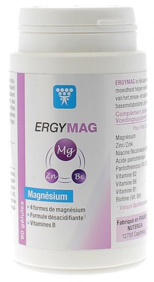 Ergymag Magnésium Nutergia - boîte de 90 gélules