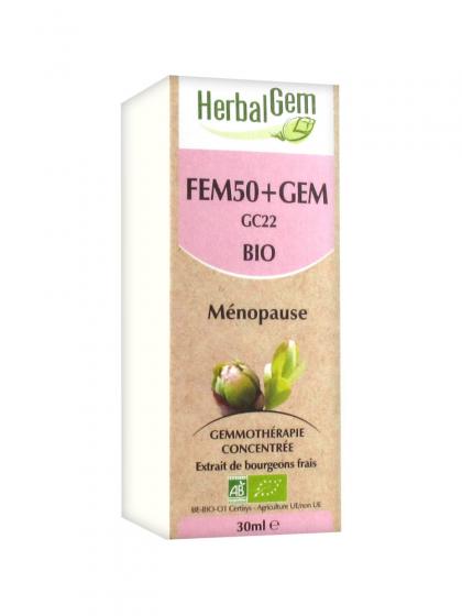 Fem50+gem BIO Herbalgem - flacon de 30 ml