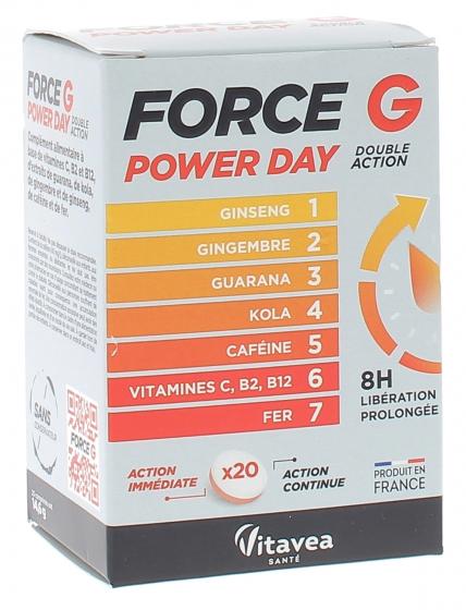 Force G Power Day Vitavea - boîte de 20 comprimés