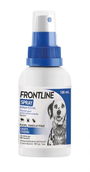 Frontline spray chats et chiens - spray de 100 ml