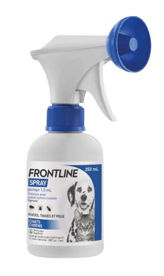 Frontline spray chats et chiens - spray de 250 ml