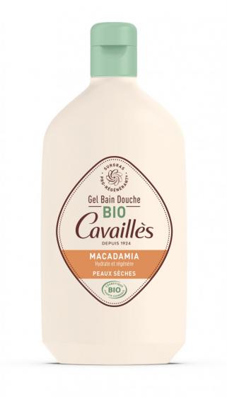 Gel bain douche BIO Huile de Macadamia peaux sèches Rogé Cavaillès - flacon de 400 ml