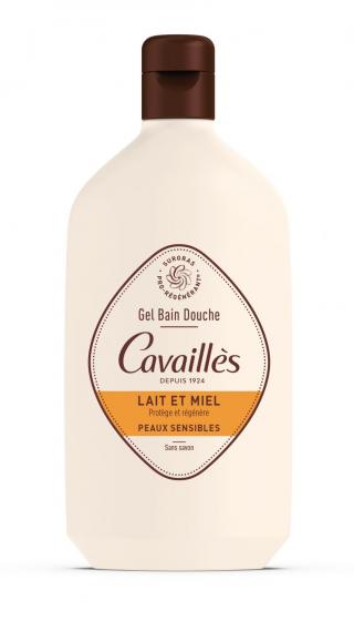 Gel bain douche lait et miel Rogé Cavaillès - flacon de 400ml