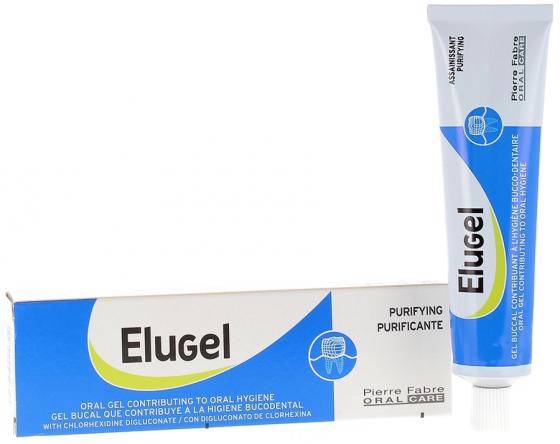 Gel buccal réduit la plaque dentaire Elugel - tube de 40 ml