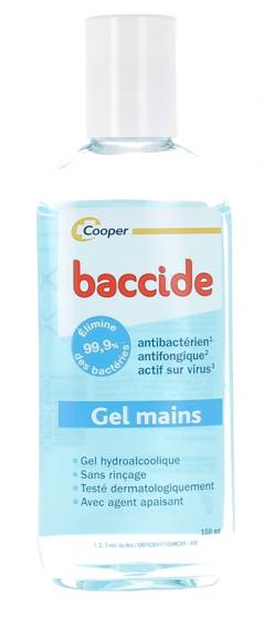 Gel mains anti-bactérien Baccide Cooper - flacon de 100 ml