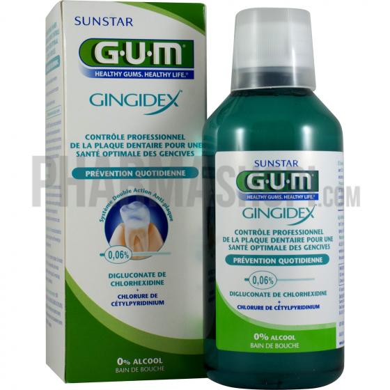 Gingidex Prévention quotidienne Bain de bouche Gum - flacon de 300 ml