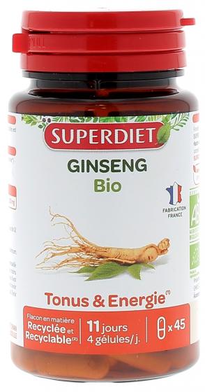 Ginseng bio Super Diet - boite de 45 gélules