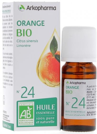 Huile Essentielle Orange Bio n°24 Arkopharma - flacon de 10 ml