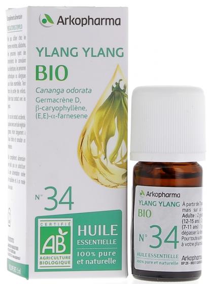 Huile Essentielle Ylang Ylang Bio n°34 Arkopharma - flacon de 5 ml