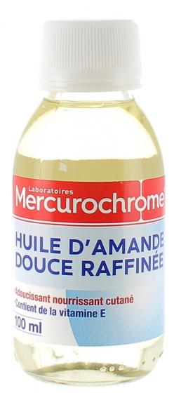 Huile d'amande douce raffinée Mercurochrome - flacon de 100 ml