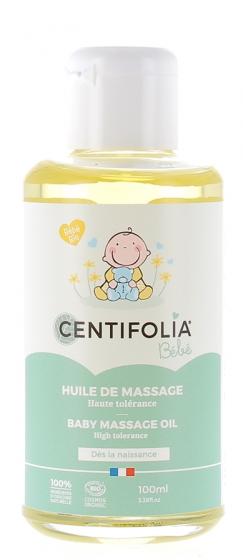 Huile de massage Bio Bébé Centifolia - Flacon de 100 ml