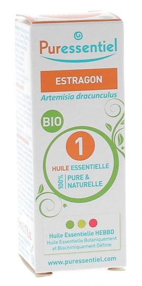 Huile essentielle Estragon bio Puressentiel - flacon de 5 ml