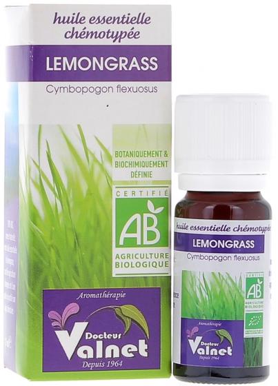 Huile essentielle Lemongrass Bio Dr Valnet - 10 ml