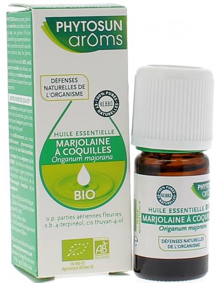 Huile essentielle Marjolaine à coquilles BIO Phytosun Arôms - Flacon de 5 ml