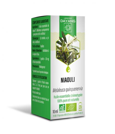 Huile essentielle Niaouli bio Dayang - flacon de 10 ml