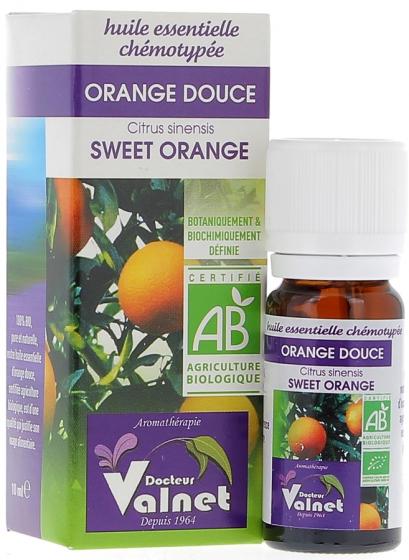 Huile essentielle Orange douce bio Dr Valnet - 10 ml
