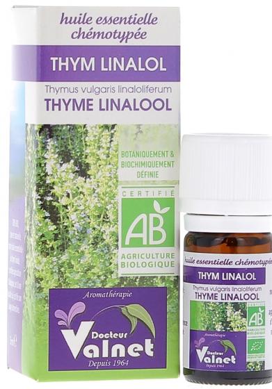Huile essentielle Thym à linalol Bio Dr Valnet - 5 ml