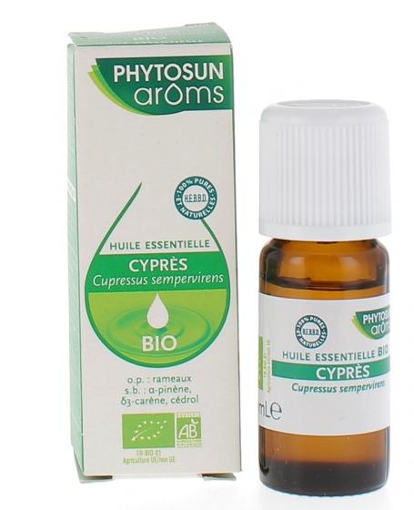 Huile essentielle de Cyprès bio Phytosun Arôms - flacon de 10ml