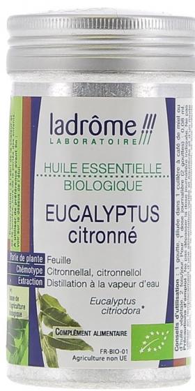 Huile essentielle eucalyptus citronné Ladrôme - flacon de 10 ml
