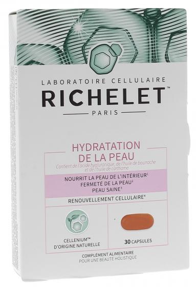 Hydratation de la peau Richelet - boîte de 30 capsules