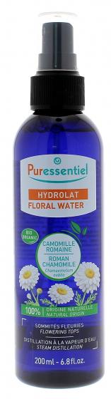 Hydrolat eau florale camomille romaine bio Puressentiel - spray de 200 ml